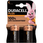 PILE DURACELL PLUS 100%C LR14 X2